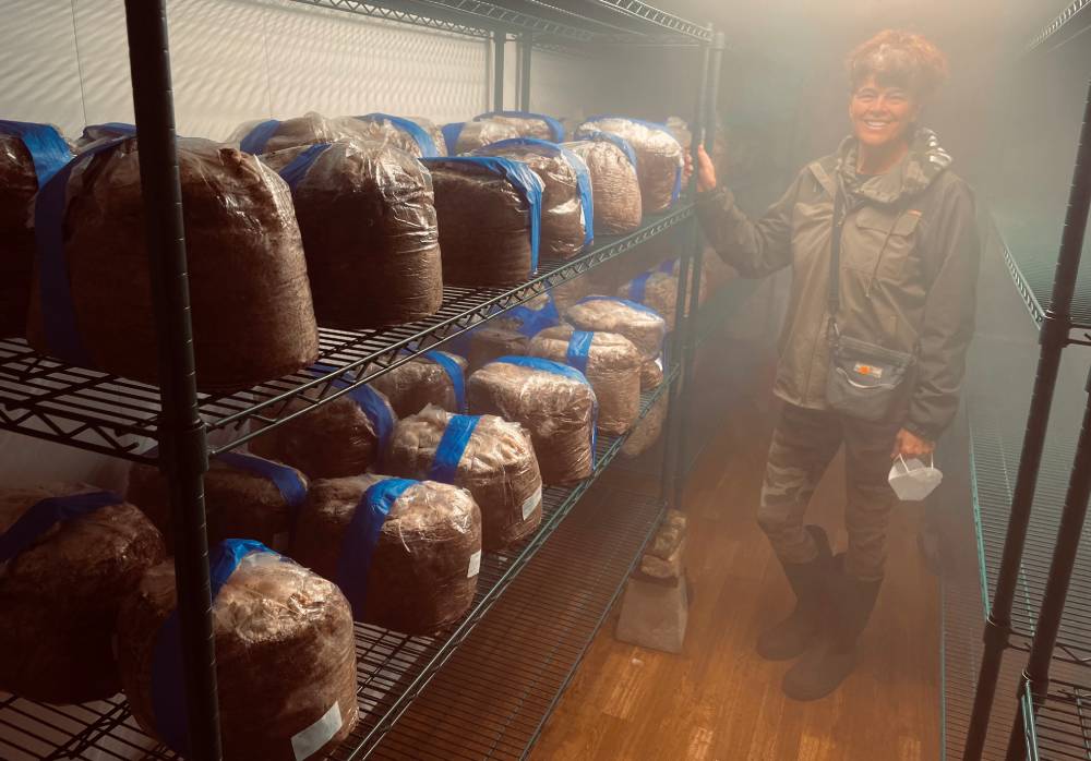 Carol Anne in the Fruiting Room