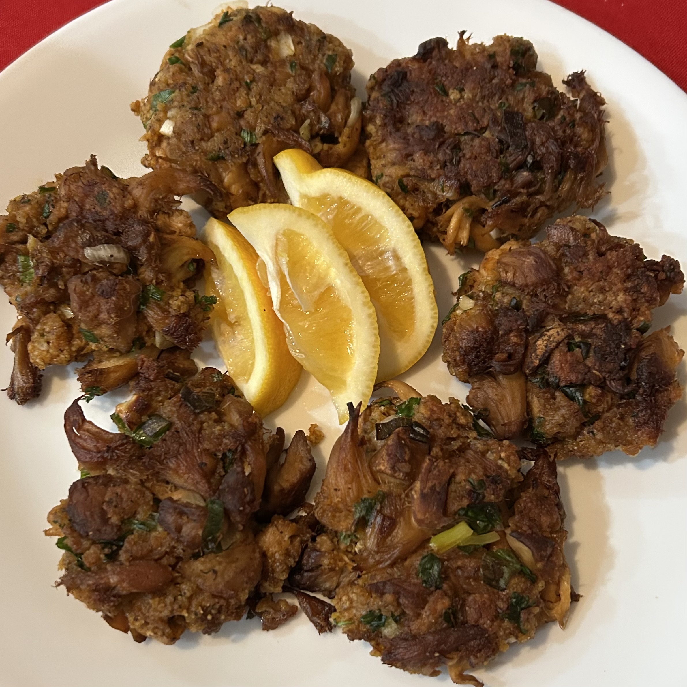 Lion’s Mane Crab Cakes